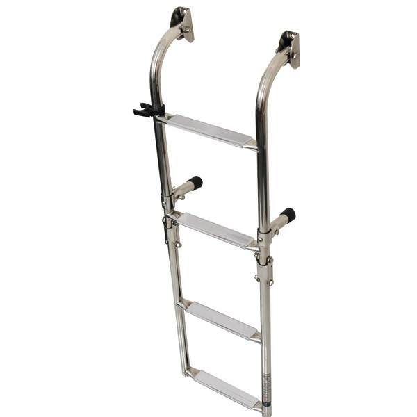 Badestige rustfri stål 4-trin