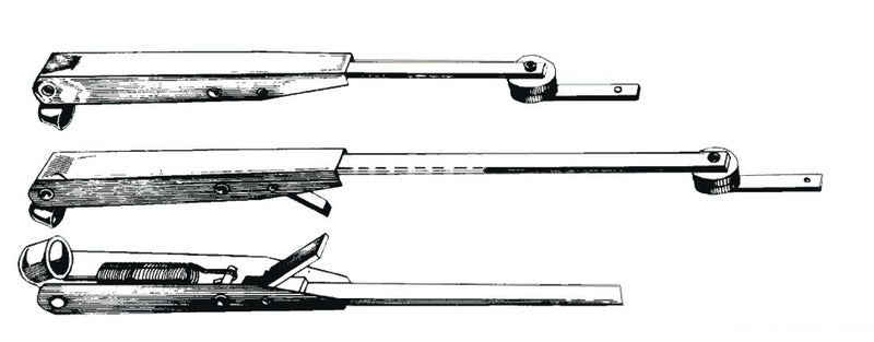 SS adjustable telescopic wiper arm 265/335 mm