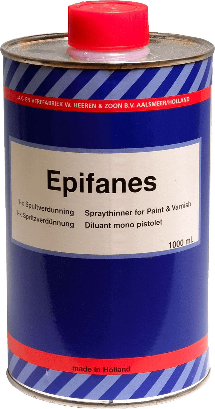 Epifanes-Sprühgerät verdünnt 1 Liter.