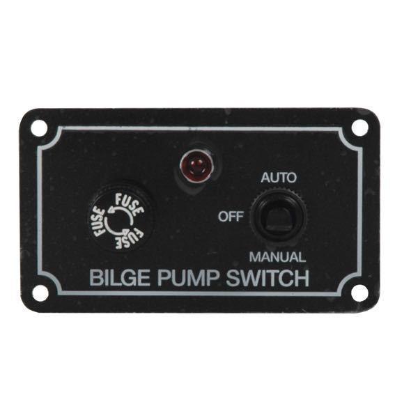 Pumpenpanel 12V 89x50mm mit Schalter