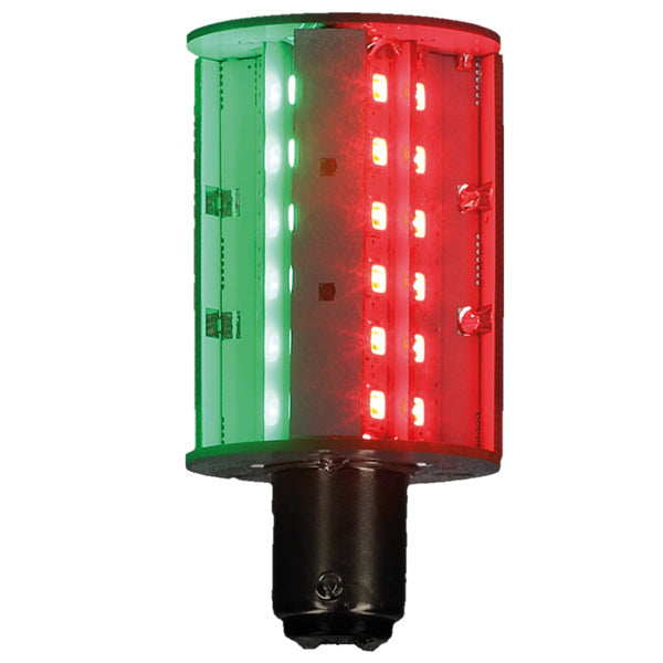 Nauticled Laternenlampe bay15d 10–35 VDC 1,2/15 W rotes/grünes Licht