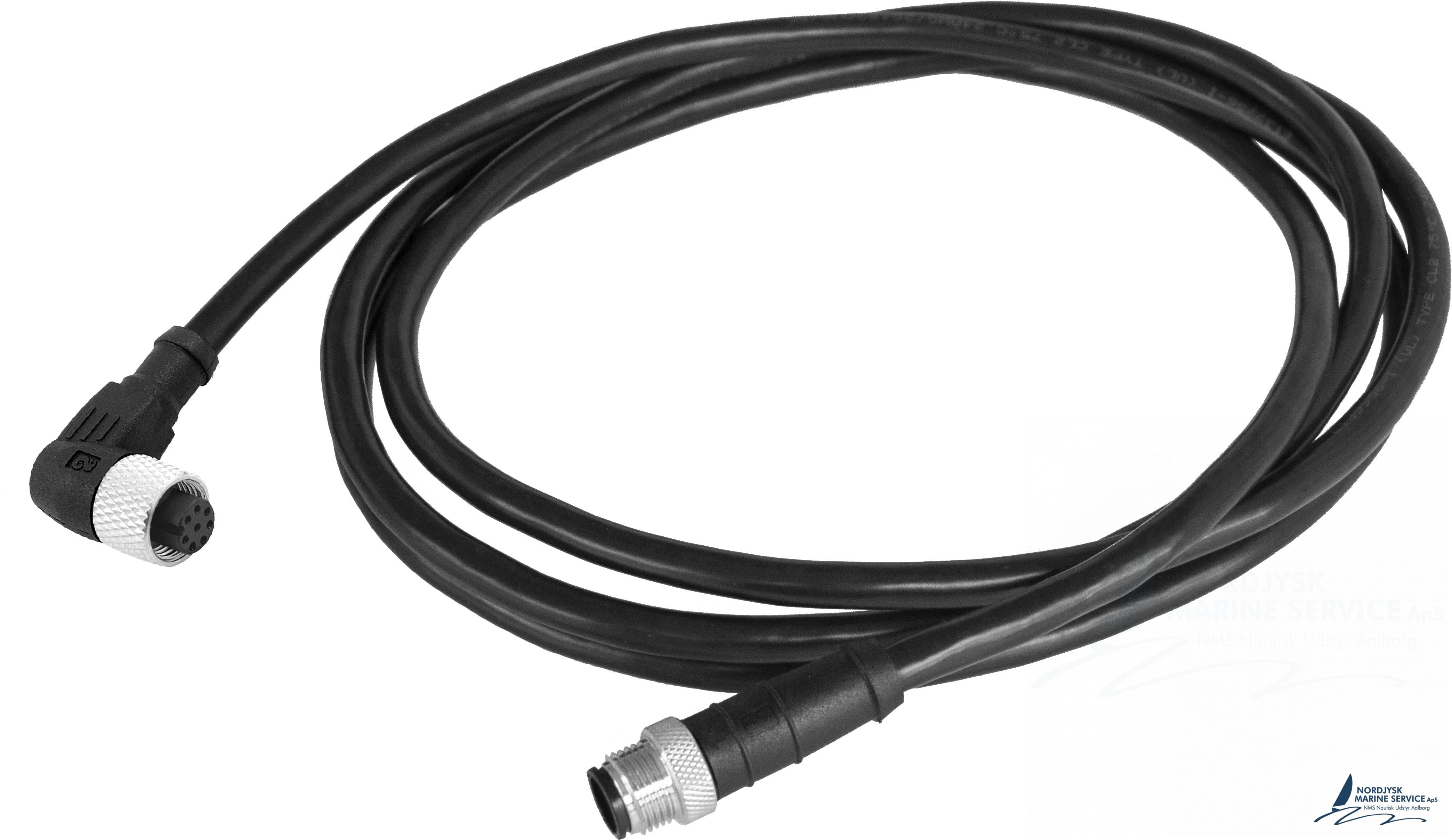 NMEA 2000 Kabel m/Hun Vinkelstik 2 M