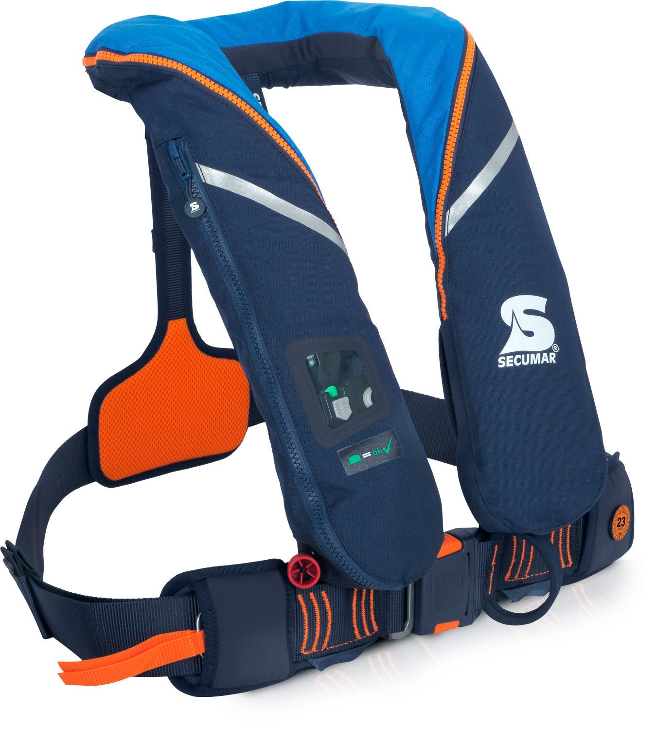 SECUMAR Survival 220 auto L.blue/Blue/Orange
