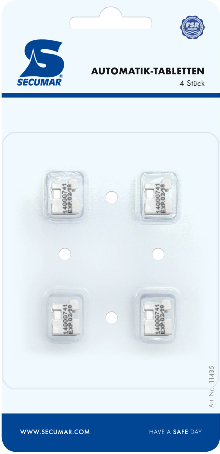Automatik tabletter 4001 pk m/4 stk