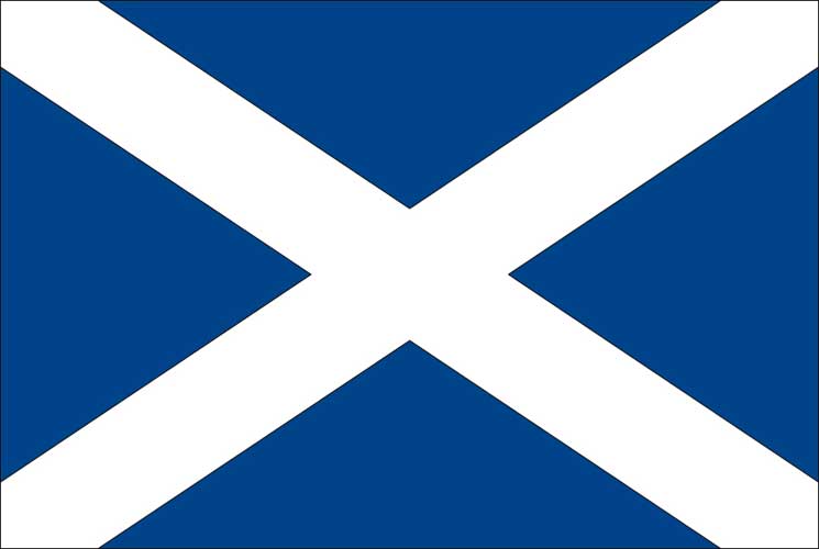 Gästefahne Schottland bedruckt 30x45cm