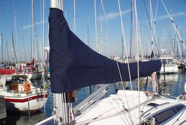 Auslegerplane blau L.2,85m / Ausleger 2,50m