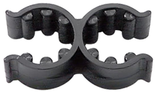 Doppelklemme für 25-mm-Rohr