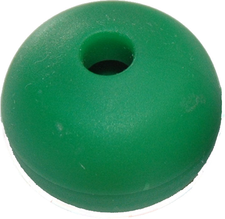 Kugel für Ø4mm Schnur grün pro STCK.
