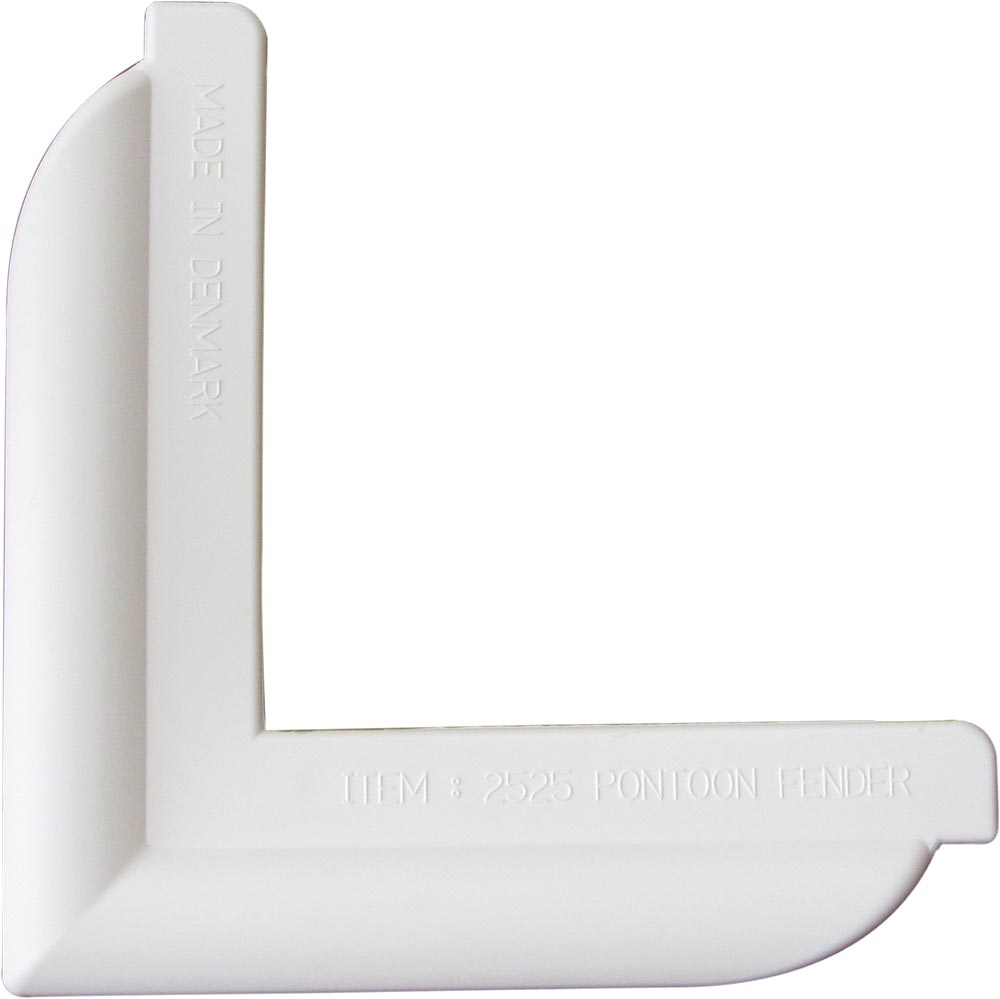 Bridge fender Corner L. 250+250mm white