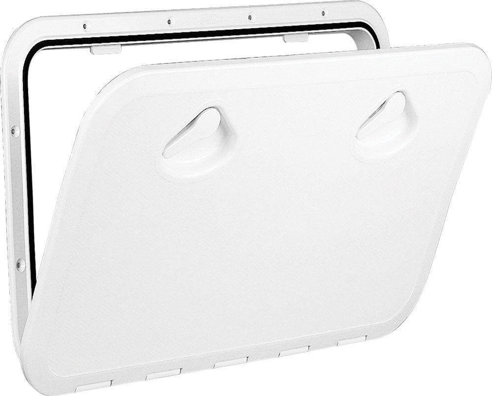 Luke 510x460mm mit Schloss weiß