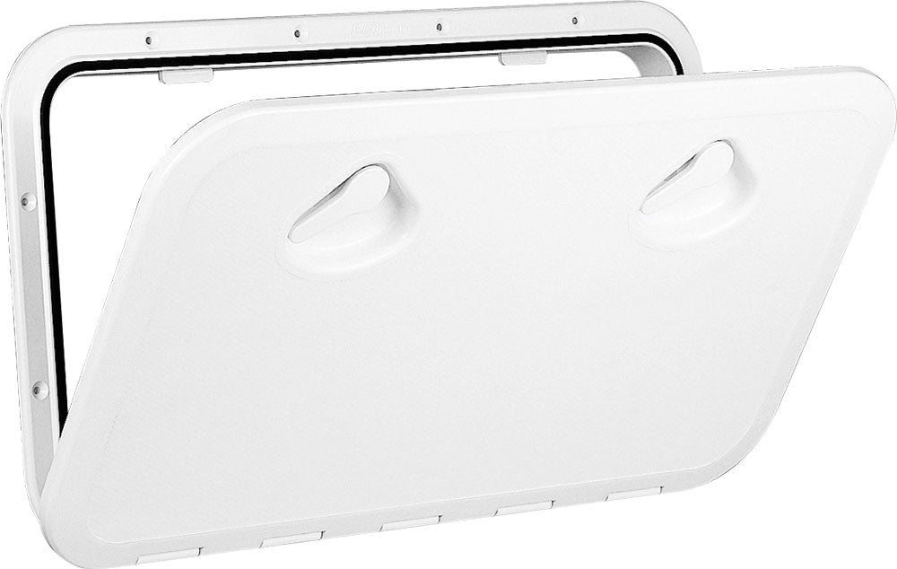 Luke 606x353mm mit Schloss weiß