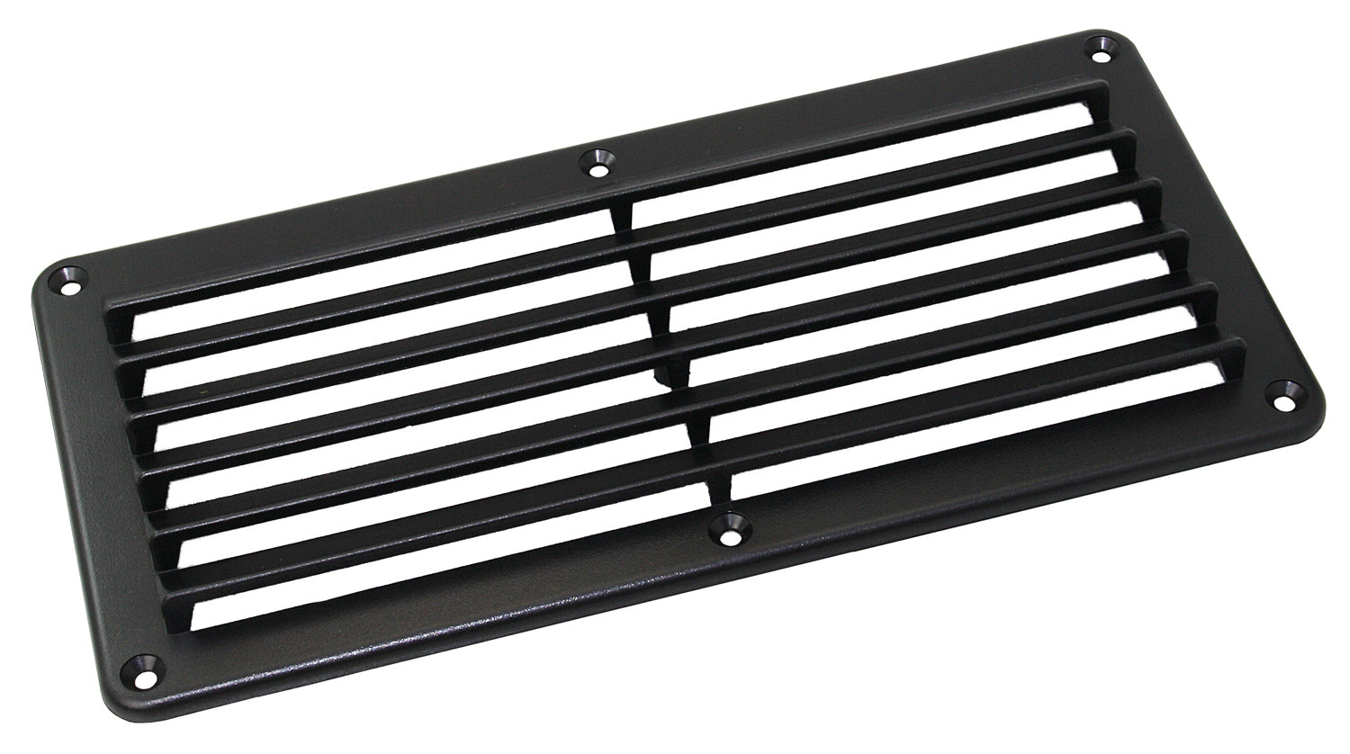 Fan grille black ABS 140x125mm