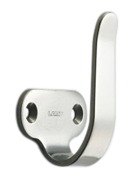 Haken aus gebürstetem Stahl, B 43 mm