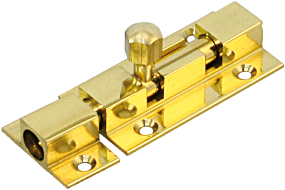 Bolts polished brass l00mm