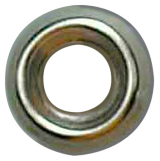 Rosette nickel-plated no. 10-5.8mm 6/pc