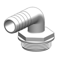 Aquavalve-Anschluss 90G 25mm weiß