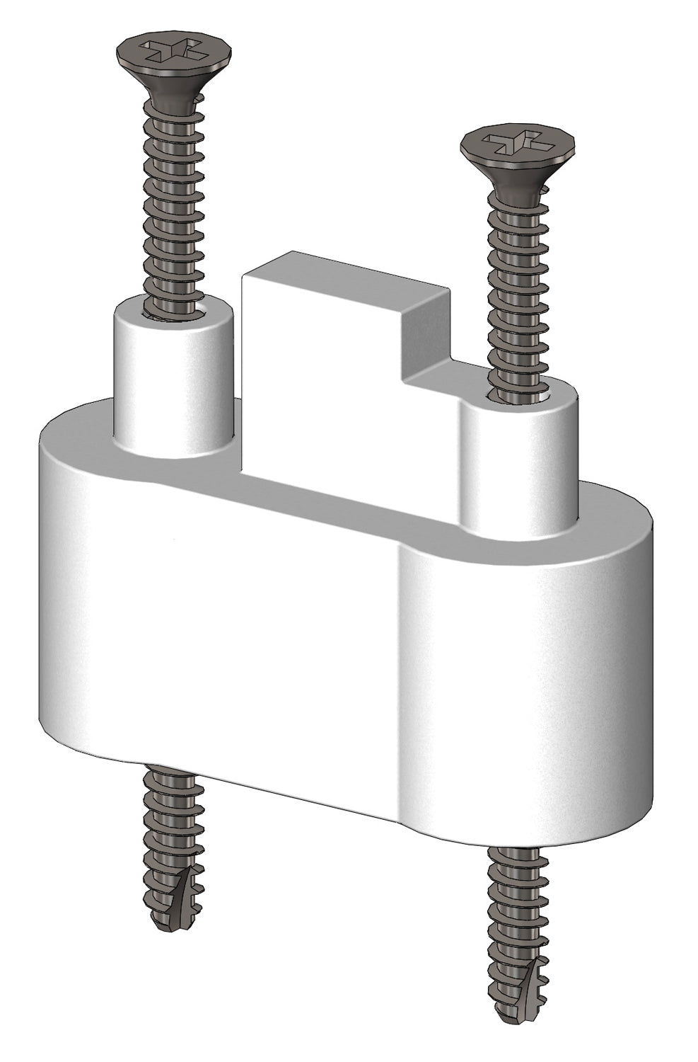 Abstandshalter für Y-Ventil-Schottmontage.