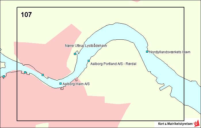 Chart DA 107 Port of Aalborg