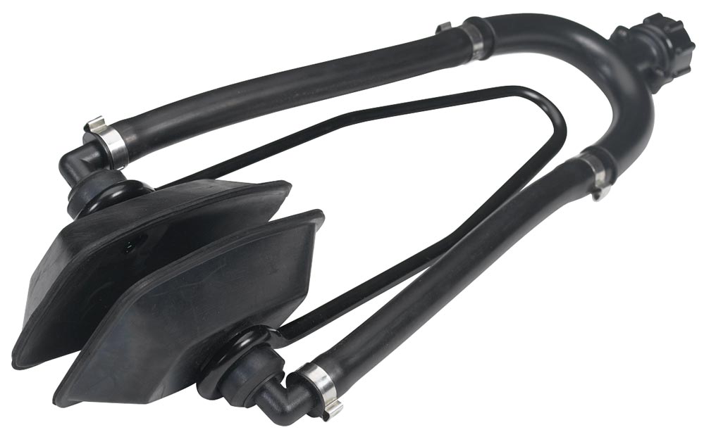 Flush spout double square ear warmer