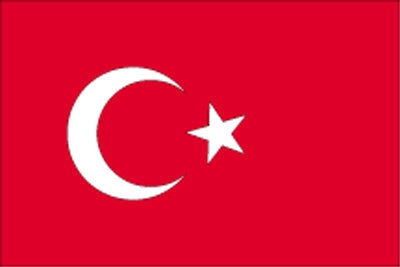 Gæsteflag, 45 x 30, Tyrkiet