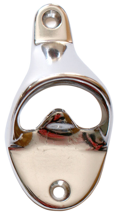 Flaschenöffner Fort. Messing mit Wandhalterung.