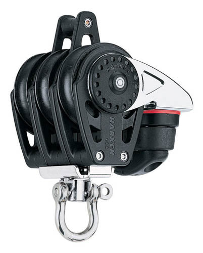 Harken Carbo Blok 40 mm Dreifach, Drehgelenk, Innendrehgelenk