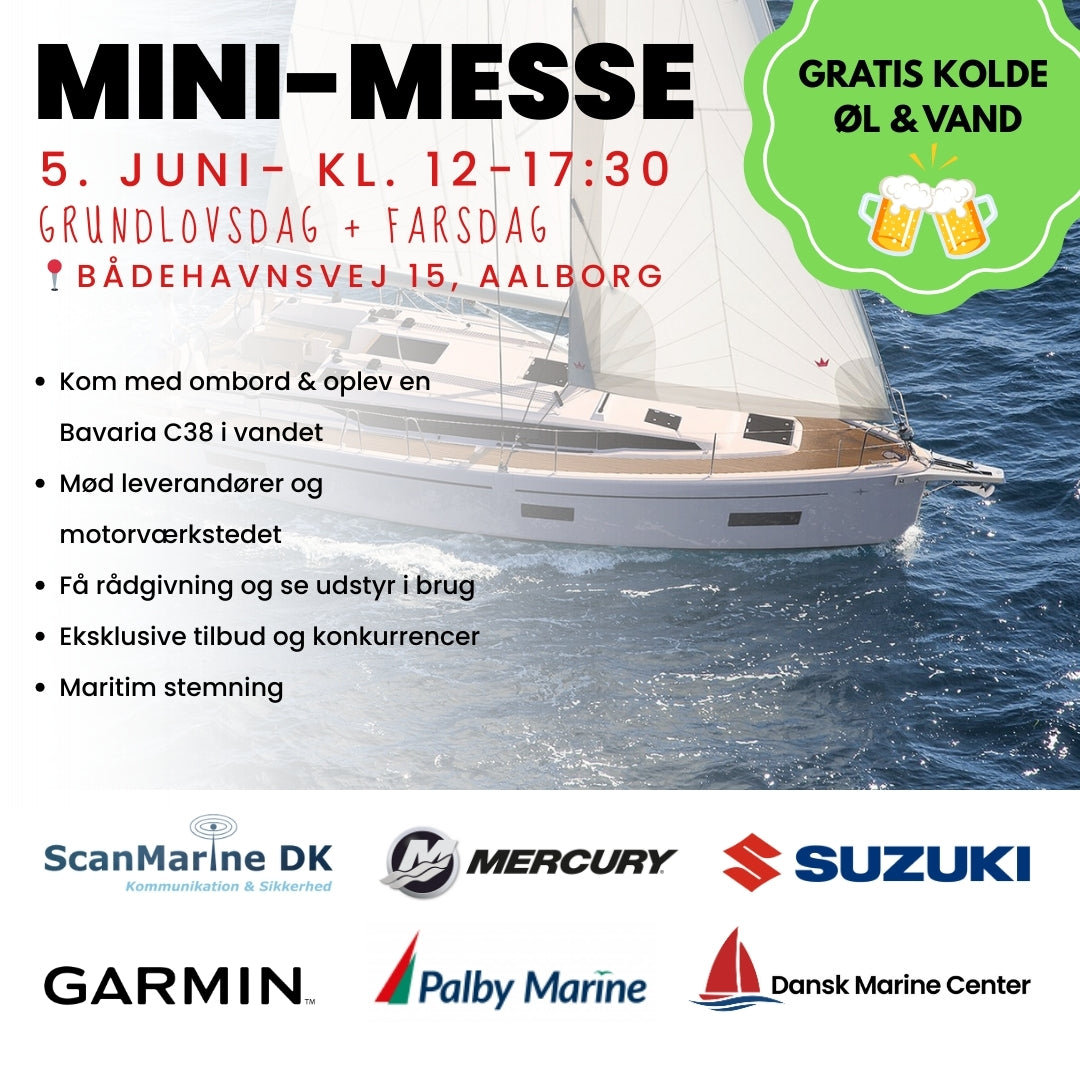 Mini-messe hos Dansk Marine Center d. 5 juni 2025 (Grundlovsdag + fars dag)