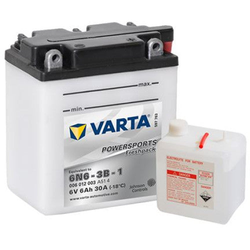 Varta Powersports Freshpack 6V