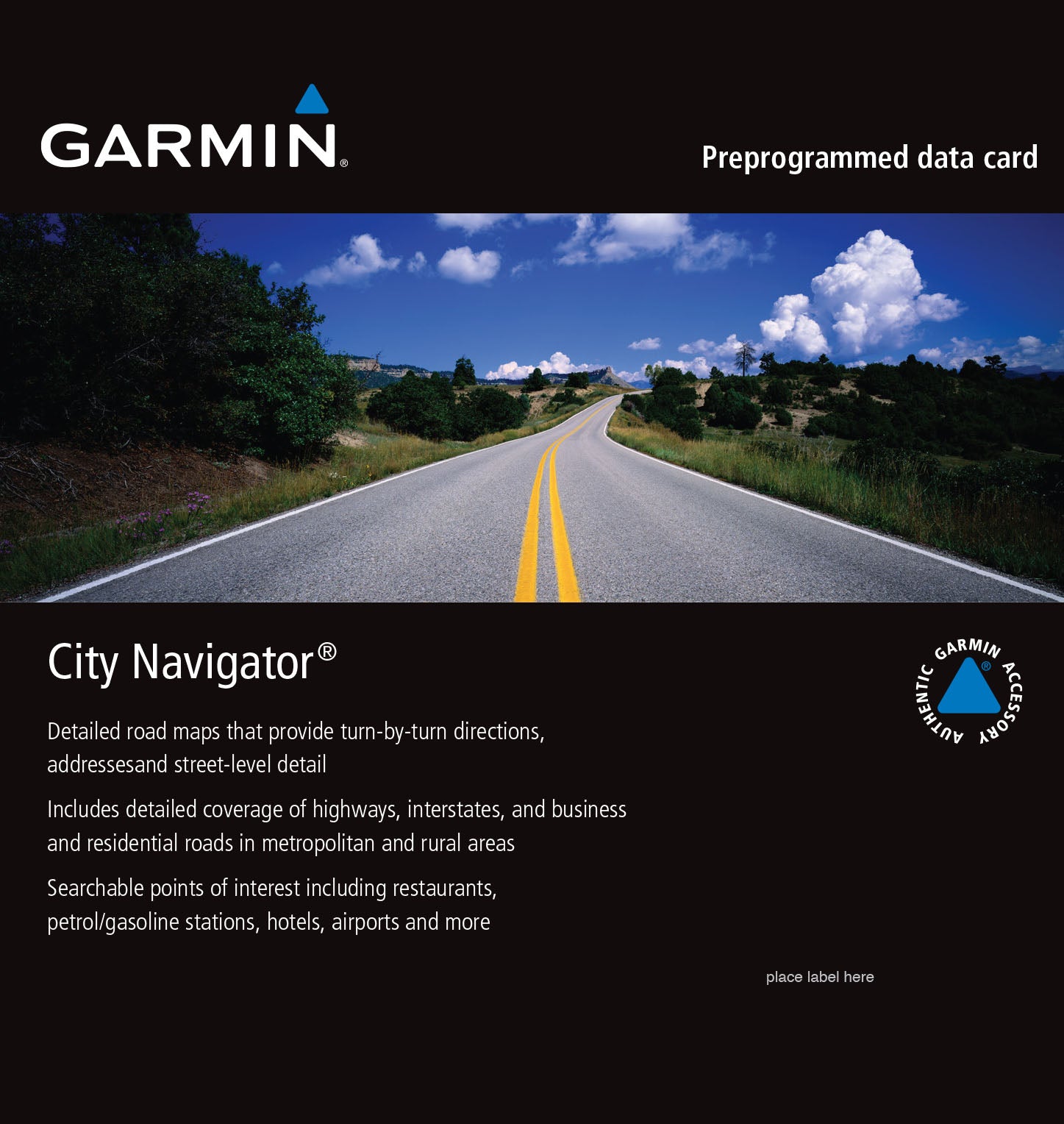 Garmin microSD™/SD™ card: City Navigator Middle East &amp; Northern Africa NT