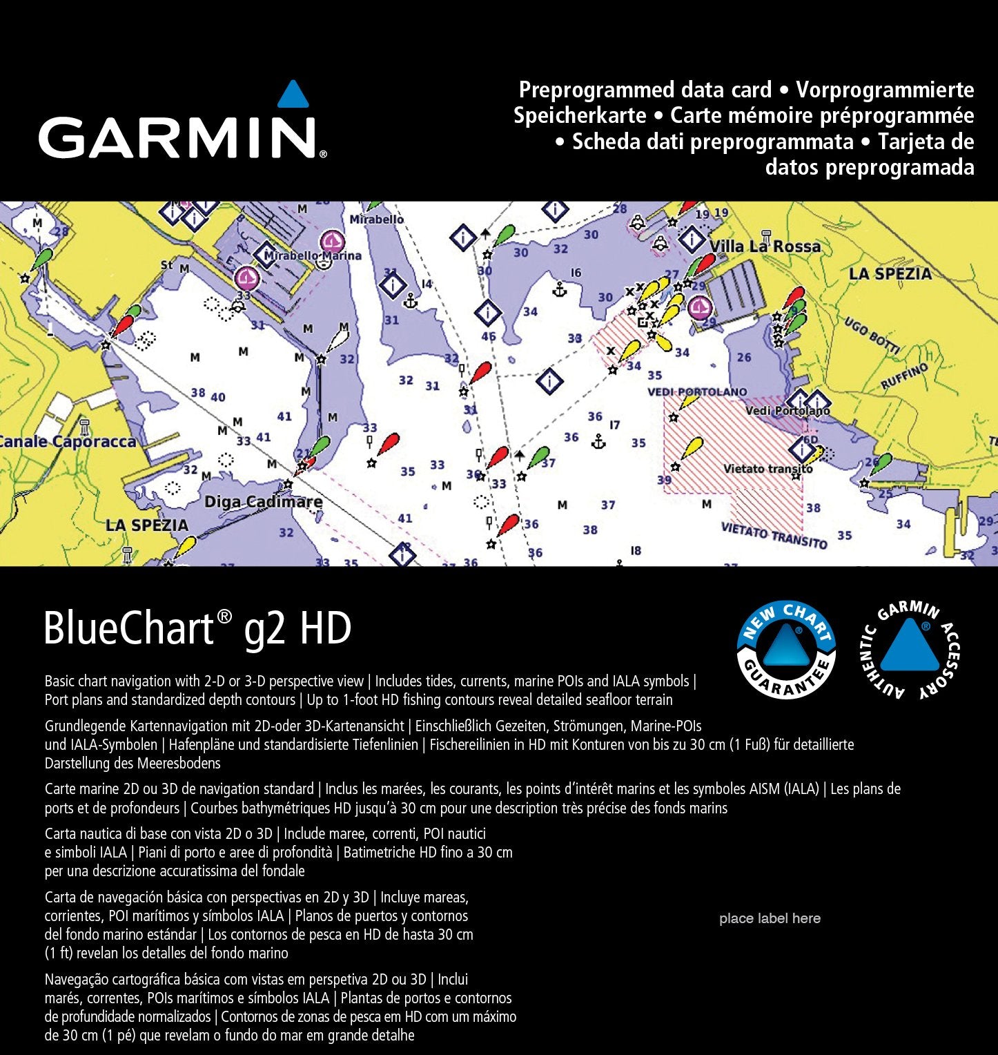 Garmin microSD™/SD™ card: HXAE006R - Timor Leste/New Guinea