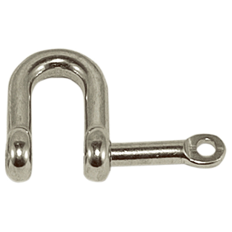 Sjækel D rustfri m/øjebolt Captive Pin