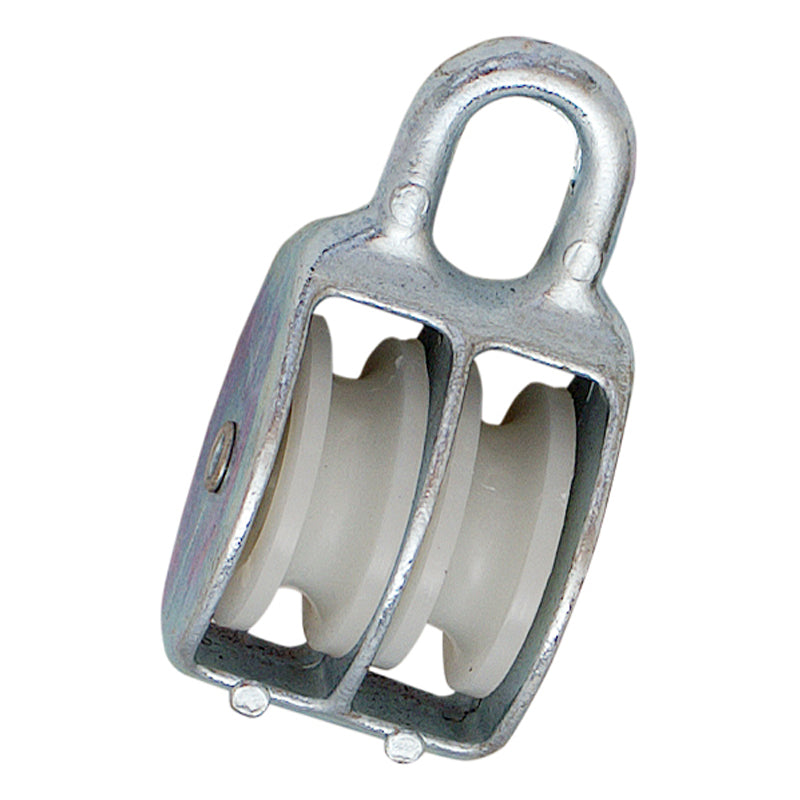 Blok galvaniseret 2-skivet