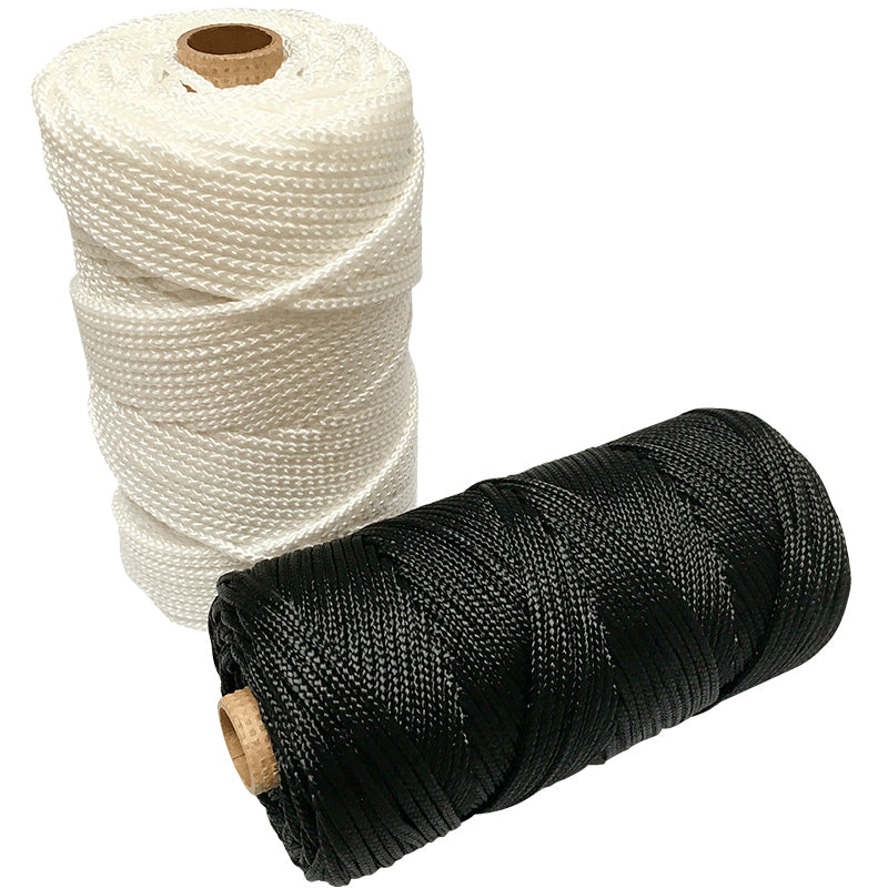 Braided PP w/heart black 6 mm 200 M