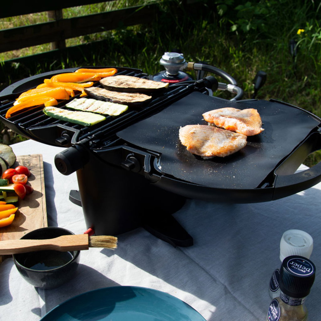 NomadiQ Non-Stick Grillmåtter (3-pak) Gasgrill Sort