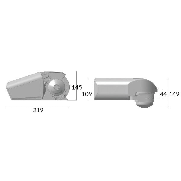 Lofrans Razza ankerspil 12V 800W DIN 766 8 mm kæde