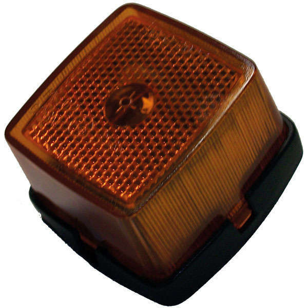 Side marker light orange 62x65x40mm