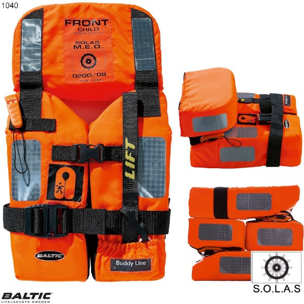 SOLAS 2010 Child 15-43 Orange BALTIC 1040