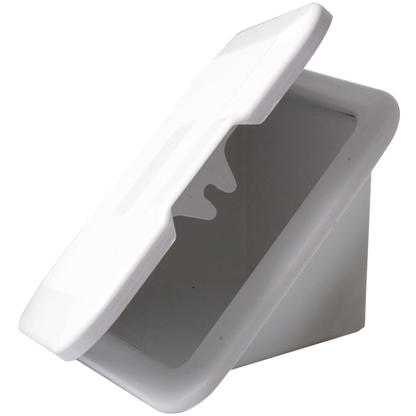 Assembly box with door white for tire filling 145x191mm