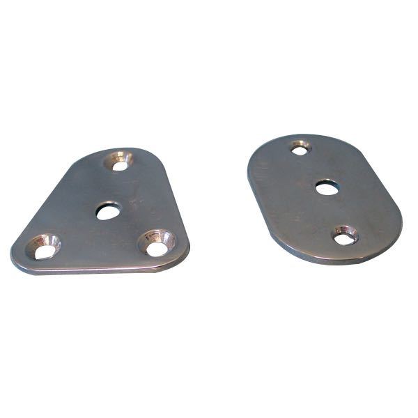 Bottom plate RF steel oval 64 x 42mm