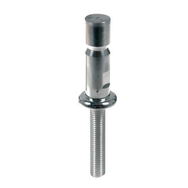 Scepterfod rustfrit stål Ø25mm