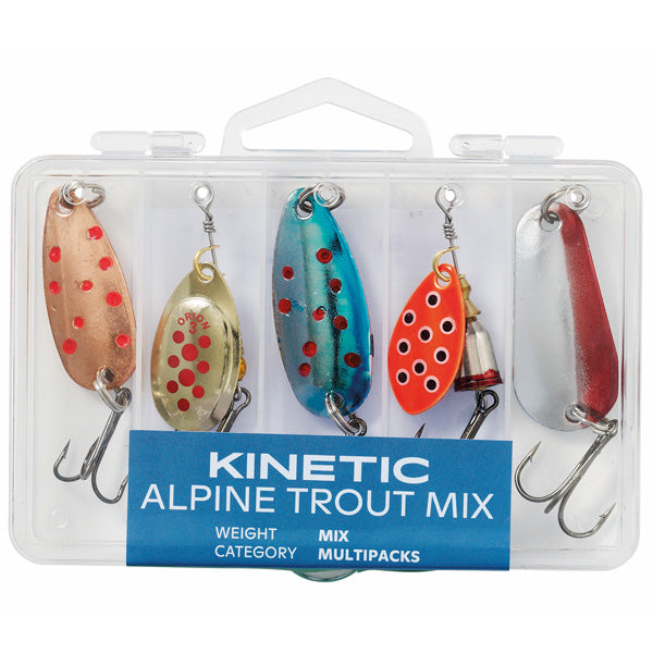 Kinetic Alpine Trout mix 5 pcs.