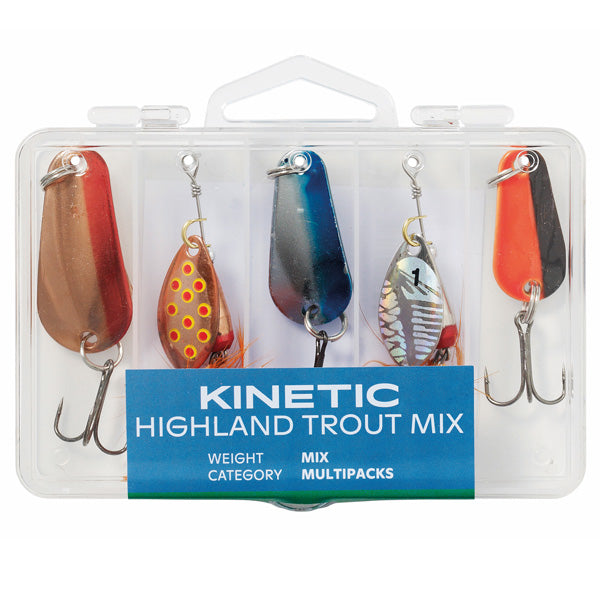 Kinetic Highland Trout mix 5 pcs.