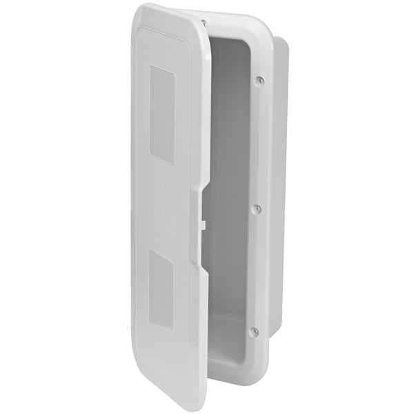 Indbygningsboks med luge 42x17x10cm
