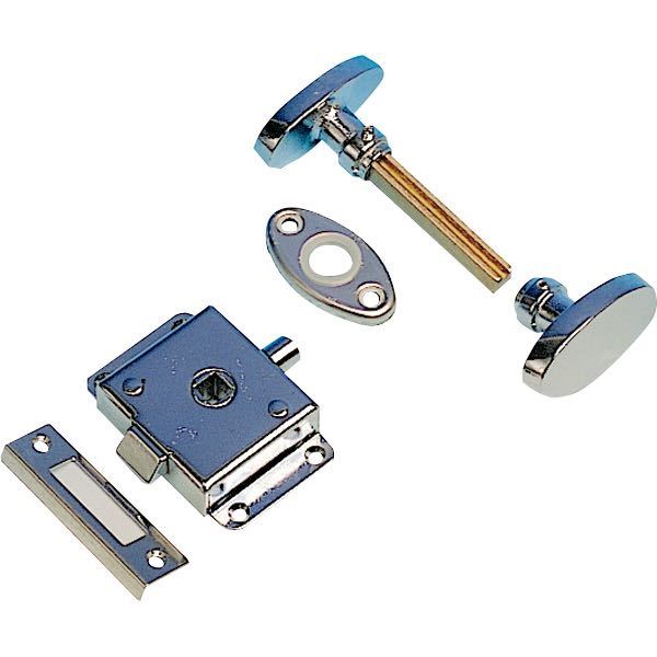 Door lock for toilet 70 x 45mm inward