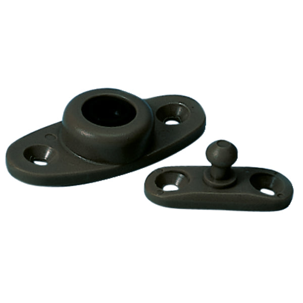Button lock nylon/rubber 58x17mm