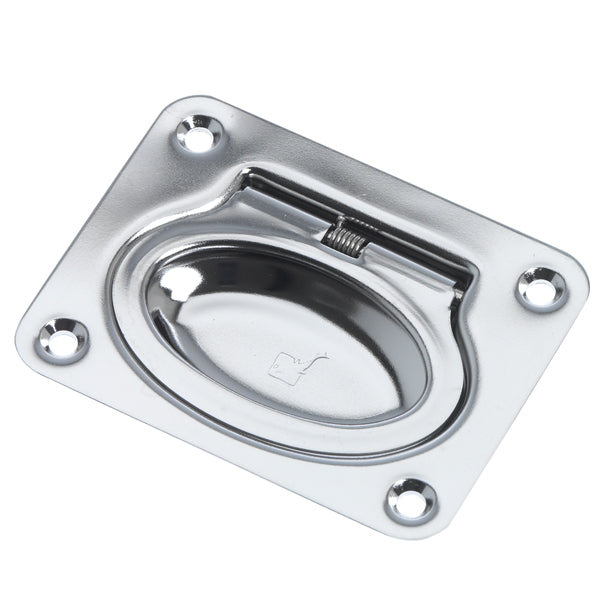 Door fitting 75x60mm stainless steel