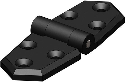 Trudesign hinge short black 96x35mm