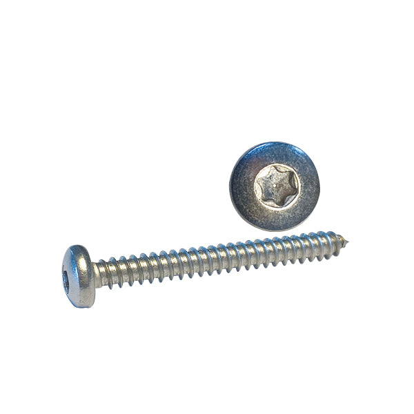 Skrue panhoved A4 Torx kærv ISO14585