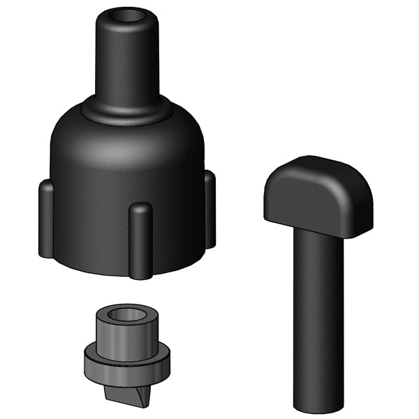 Trudesign Stud for anti-siphon incl. tool black