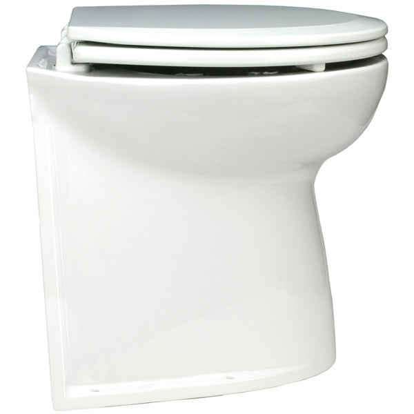 Jabsco toilet "Deluxe" straight back edge for fresh water, 12V